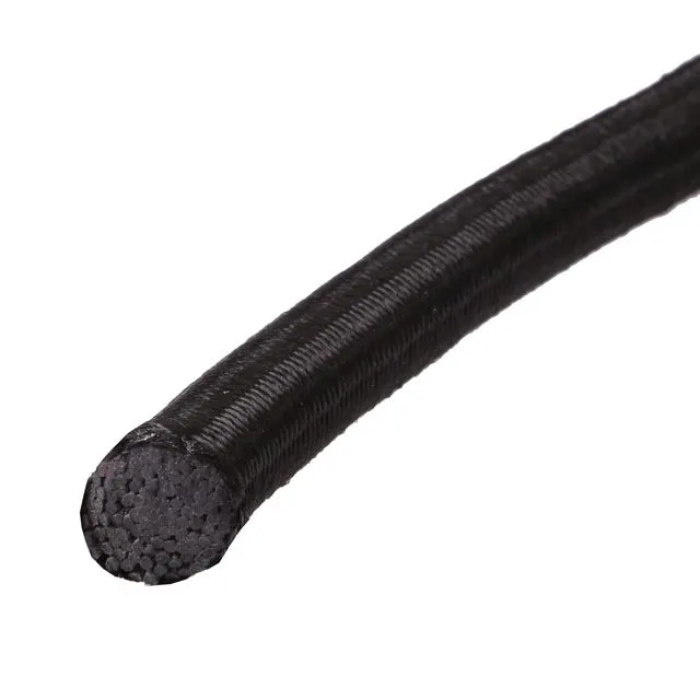 1/2''-12mm Black Polyester Shock Cord 100 ft