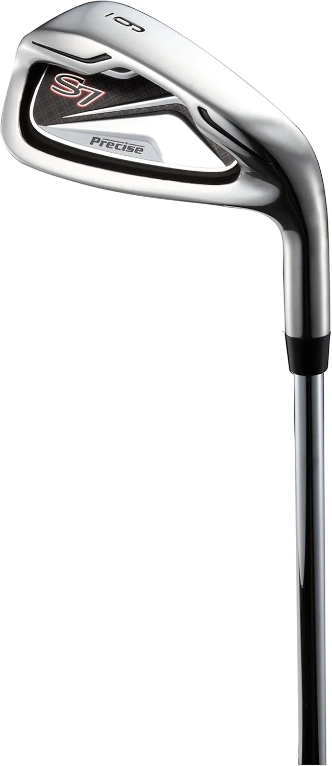 18 Piece Complete Mens Golf Club Set with Titanium Driver, #3 & #5 Fairway Woods, #4 Hybrid, 5-SW Irons, Putter, Stand Bag, 4 H/C's, Mens Golf Clubs Full Set Right Handed