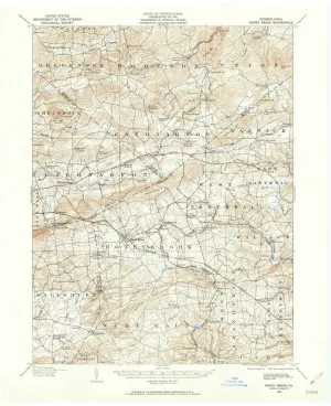 1905 Honey Brook, PA - Pennsylvania - USGS Topographic Map