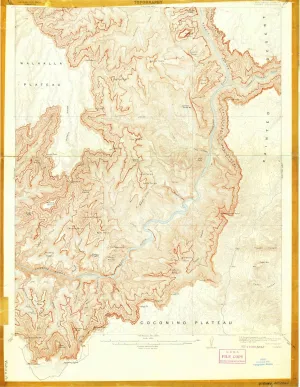 1907 Vishnu, AZ - Arizona - USGS Topographic Map