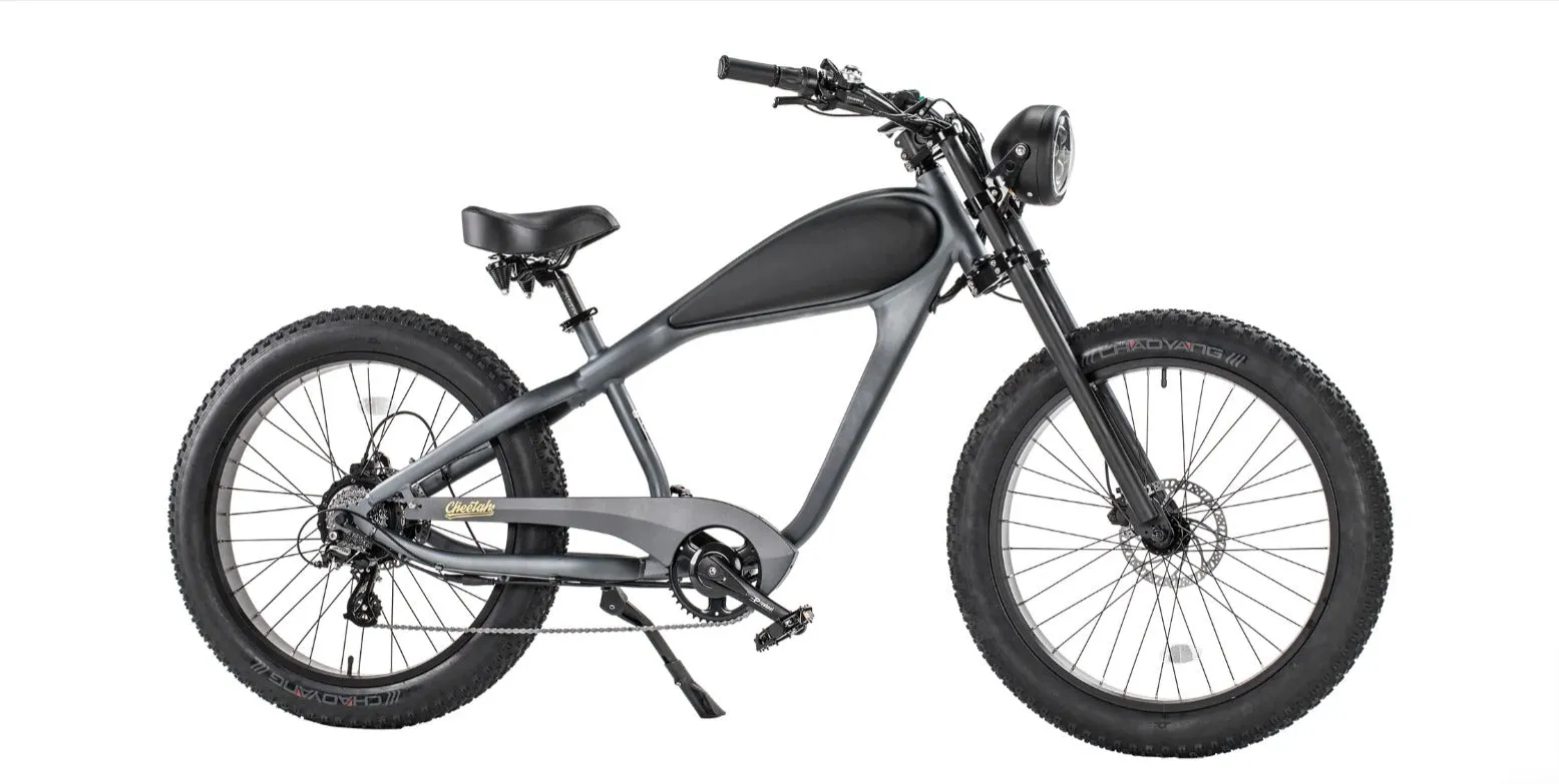 2024 Big Cat Cheetah XXL 17.5AH 750 watt- 26" Road Cruiser Electric Bike