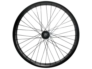 26" Fat Tire Single/7 Speed Beach Cruiser Wheel - Black - Rear Wheel Only