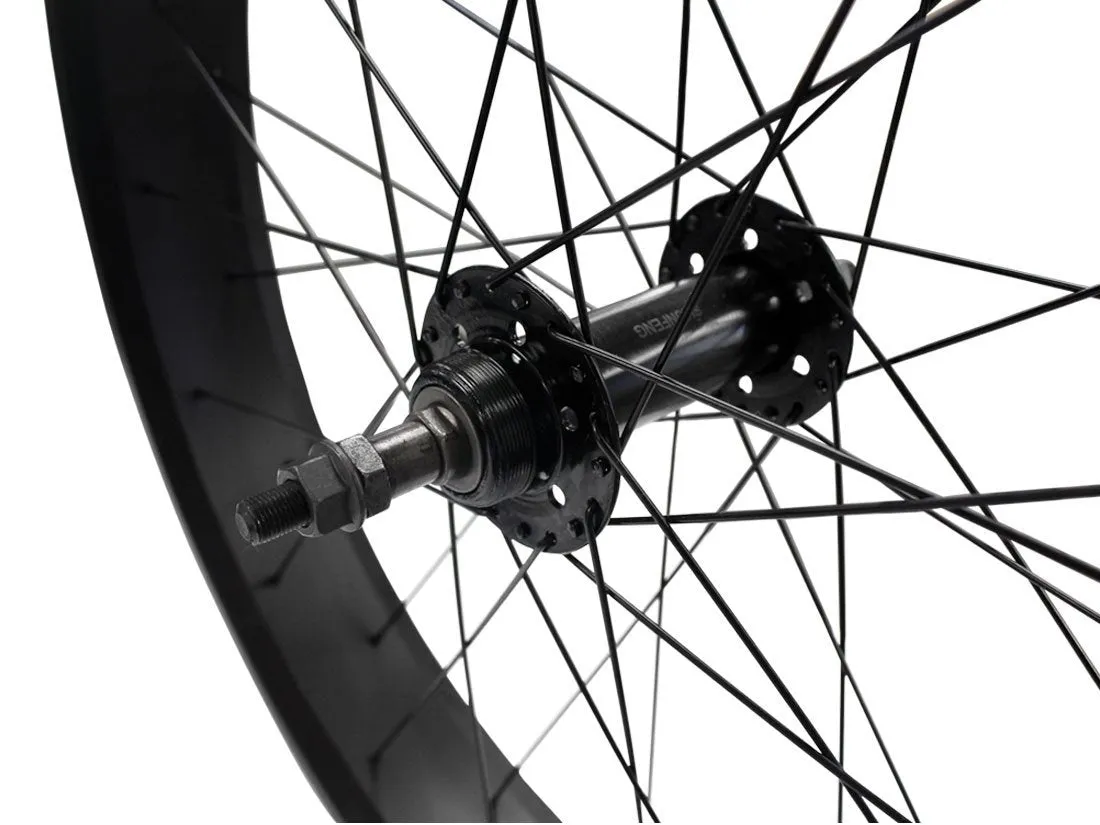 26" Fat Tire Single/7 Speed Beach Cruiser Wheel - Black - Rear Wheel Only