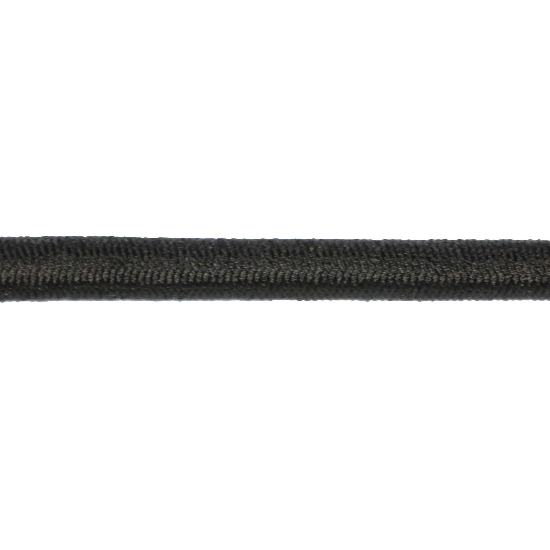 3/16''-5mm Black Polyester Shock Cord - Spool (500')