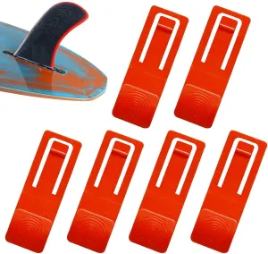 6 Board Fin Clip - Replacement Surfboard Fin Base Pin, Surfboard Fin Fastener, Surfboard Fin Clips, Paddle Board Fin Replacement, Surfing Gear Fin Bracket