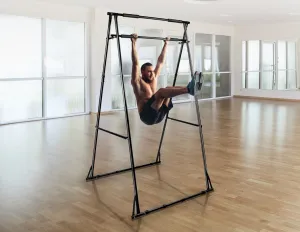 Adjustable Free-Standing Pull-Up Bar with Foam Grips