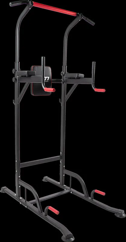 Adjustable Power Tower, Dip Bar, Bench Press Gym Station
