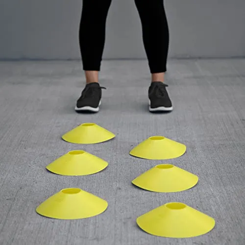 Agility Ladder Speed Training Equipment with Resistance Parachute, Disc Cones, Stakes, Bag, 13 Pieces Total