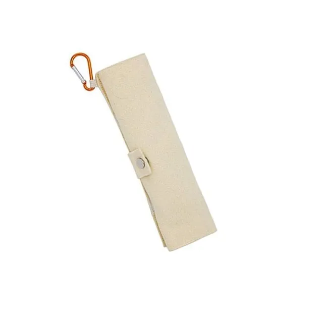 Bamboo Cutlery Set with Portable Case