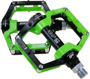 Bicycle Pedals-Aluminium Alloy Bicycle Pedals-Mountain Bike Pedals with Removable Non-Slip Studs 9/16