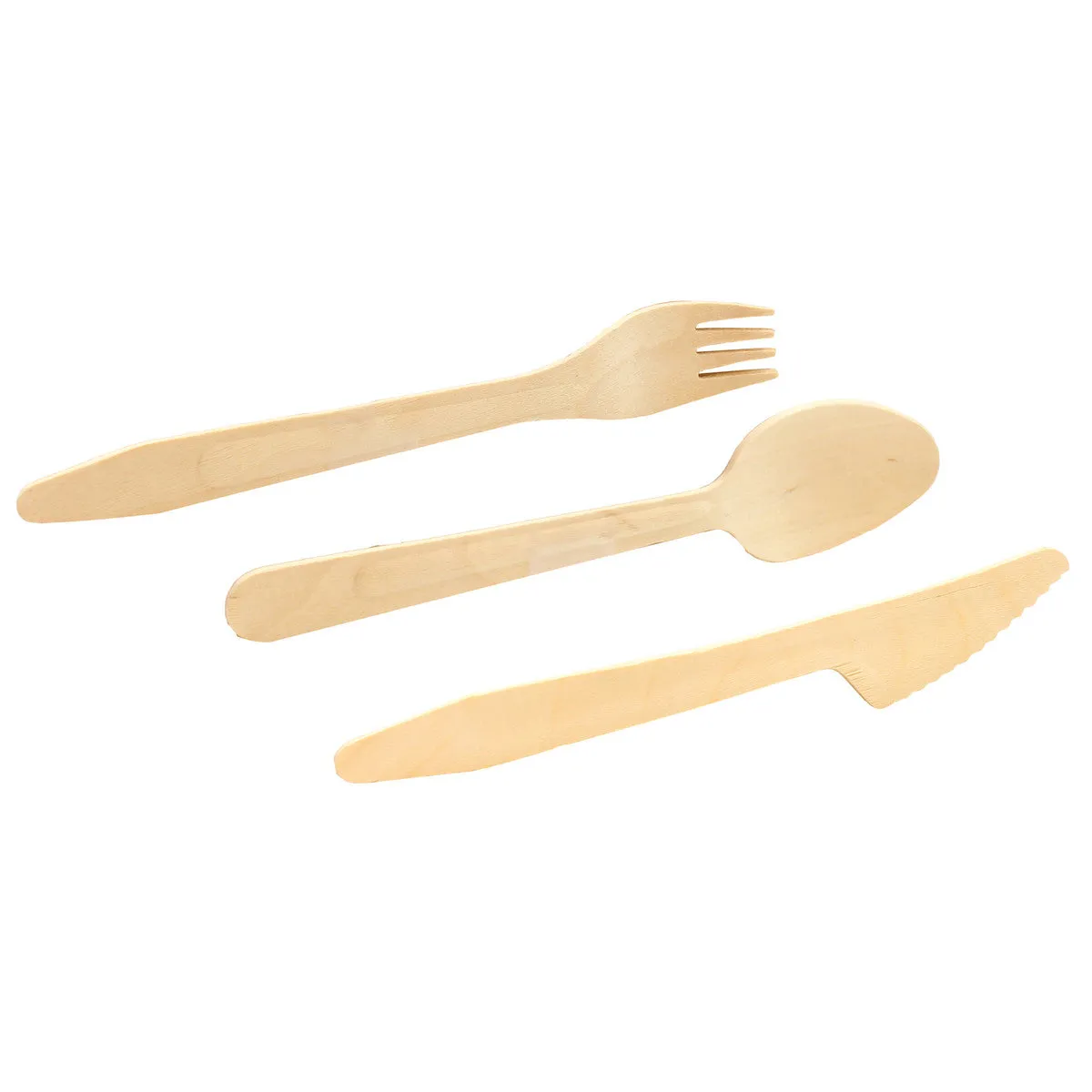 Cutlery Set Wood Fork Spoon Knife