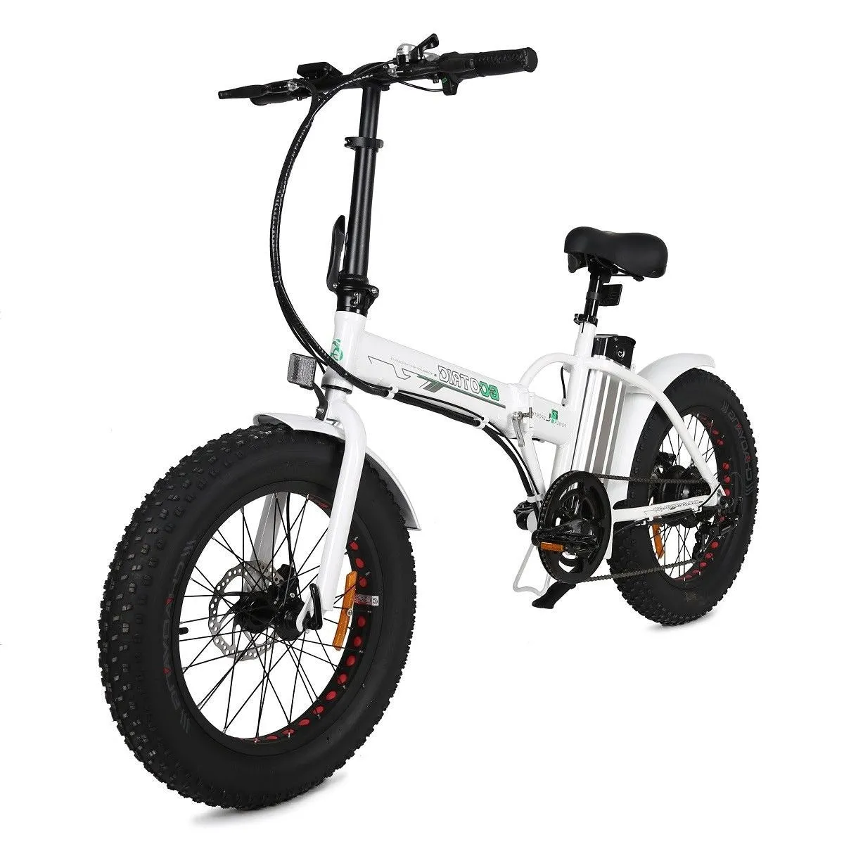 Ecotric 36V 500W 20" Fat Tire Folding Electric Bike