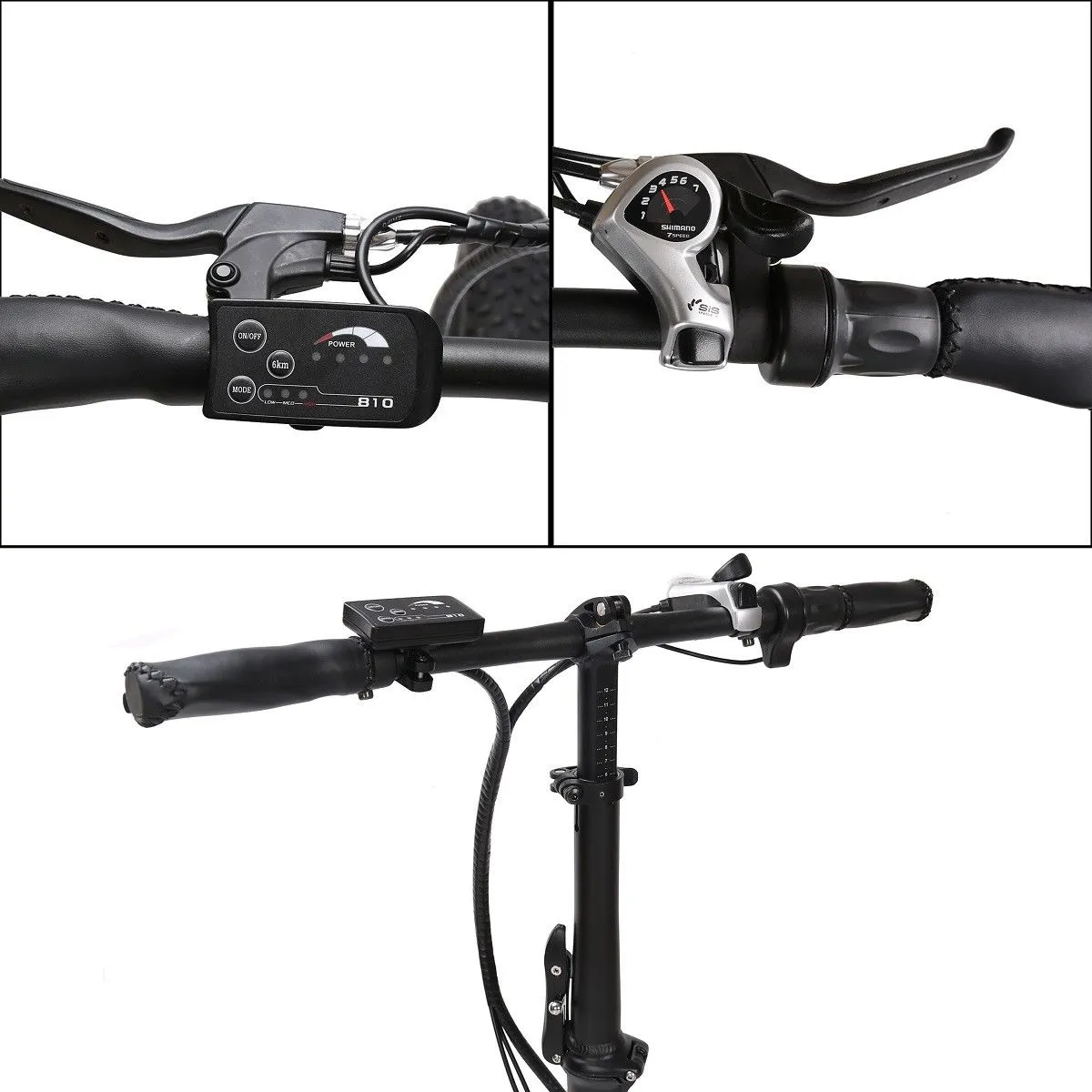Ecotric 36V 500W 20" Fat Tire Folding Electric Bike