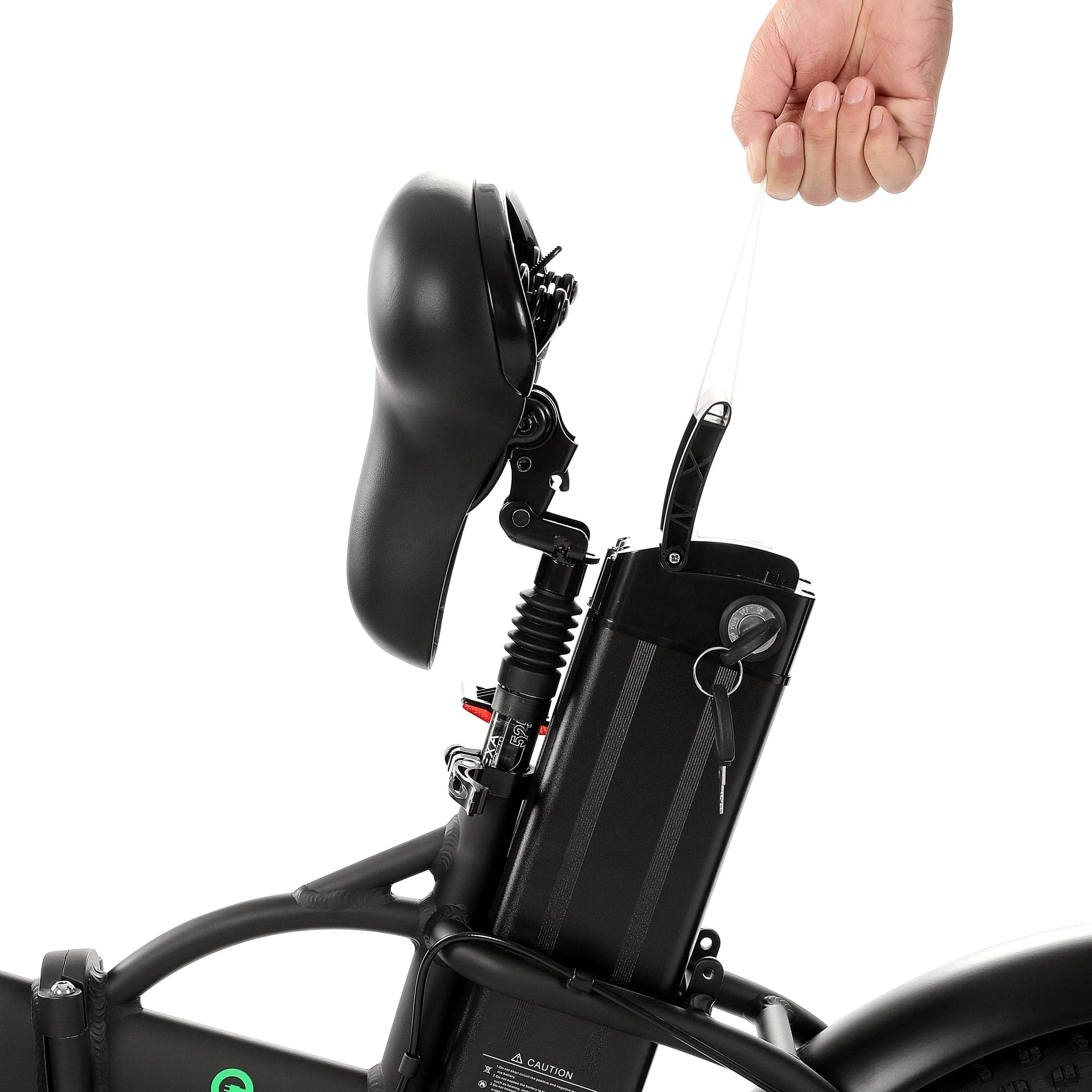 Ecotric Cheetah 20" 48V 500W Fat Tire Folding Electric Bike