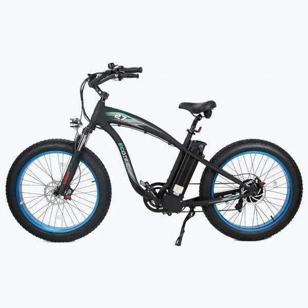 Ecotric Hammer 48V 750W Electric Fat Tire Beach Cruiser