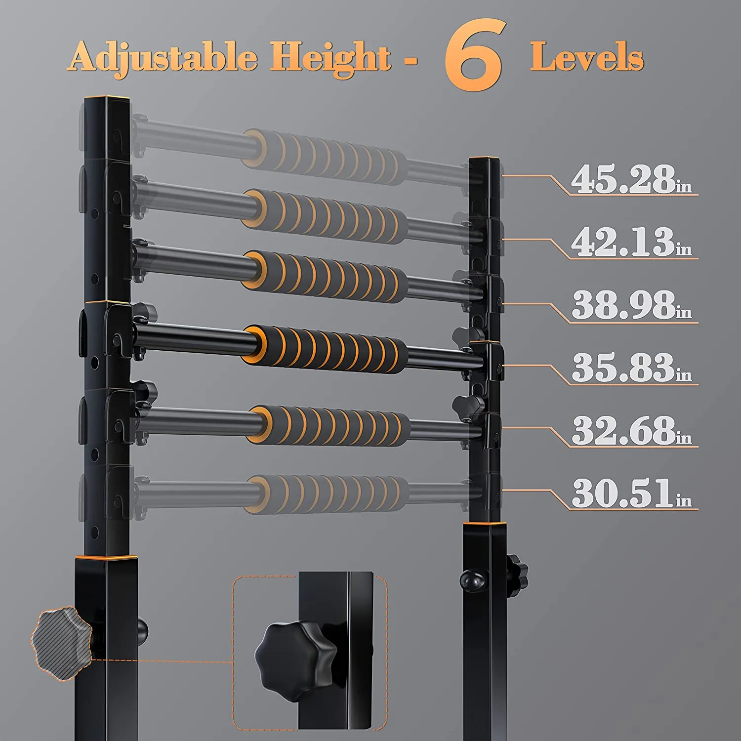FLYBIRD Adjustable Parallel Bar-Dip Stand Station