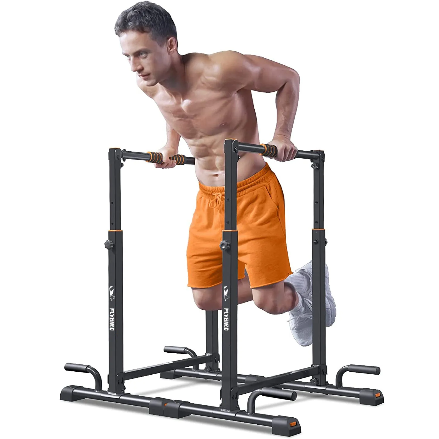 FLYBIRD Adjustable Parallel Bar-Dip Stand Station