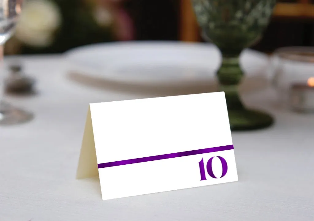 Foil Celebrate! 10 - Place Cards