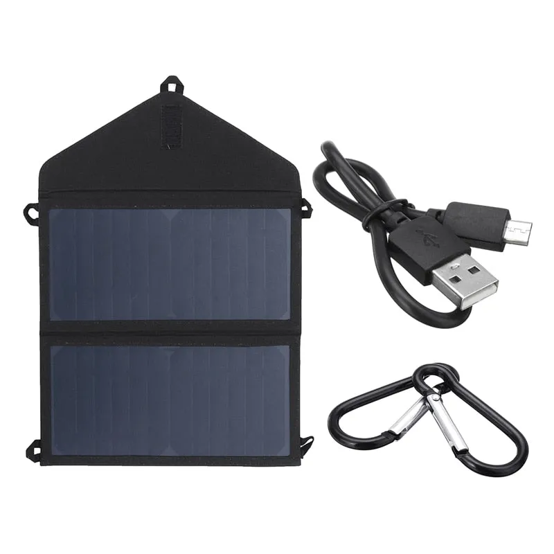 Folding 35W Solar Panel Power Outdoor Cells for Smartphones