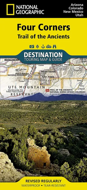 Four Corners [Trail of the Ancients] (National Geographic Destination Map) Map  Folded Map, January 1, 2018