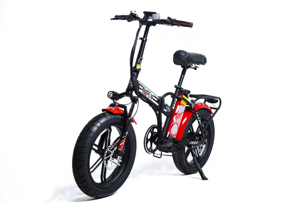 Greenbike Electric Motion Big Dog Extreme Fat Tire Electric Folding Bike