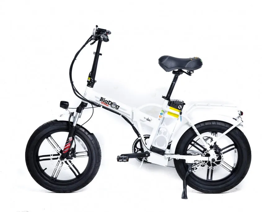Greenbike Electric Motion Big Dog Extreme Fat Tire Electric Folding Bike