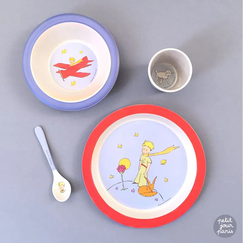 La boutique du Petit Prince The Little Prince 4 Pieces Meal Set in Bamboo