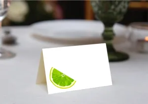 Lime Slice Place Cards