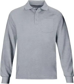 Men's Golf Polo Shirts M-6XL, Cotton Blend Moisture Wicking Performance Casual Collared Shirts