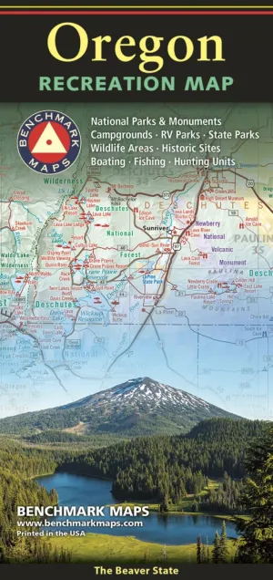 Oregon Recreation Map, 2024 Edition Map  January 15, 2024