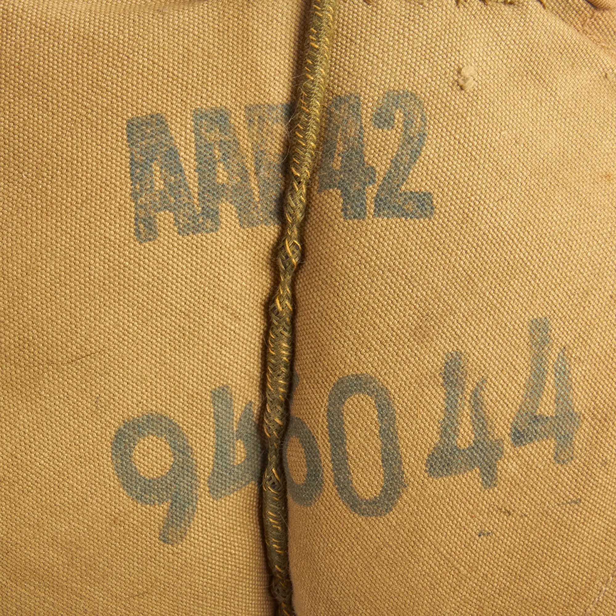 Original U.S. WWII Army Airborne T-5 Main & Reserve Parachute Packs with Rigging - Dated 1943 & 1944