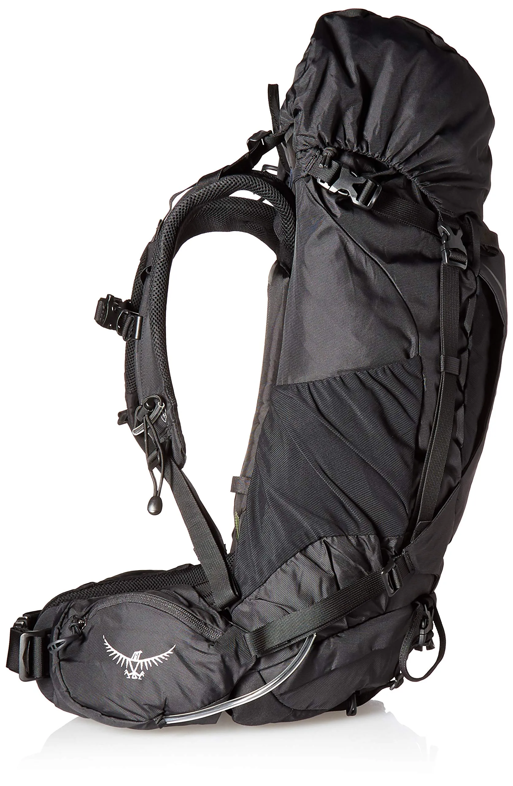 Osprey Packs Kestrel 38 Backpack, Black, Medium/Large