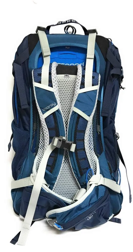 Osprey Packs Stratos 34 Hiking Backpack, Eclipse Blue, Small/Medium