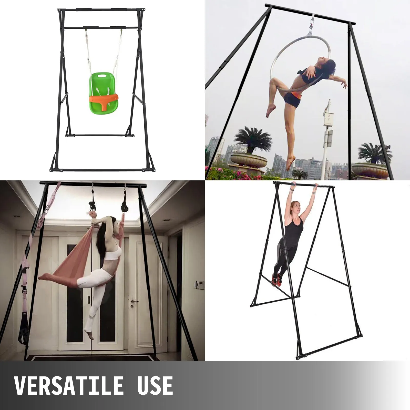 Pull Up Bar Stand 240lbs Height Adjustable