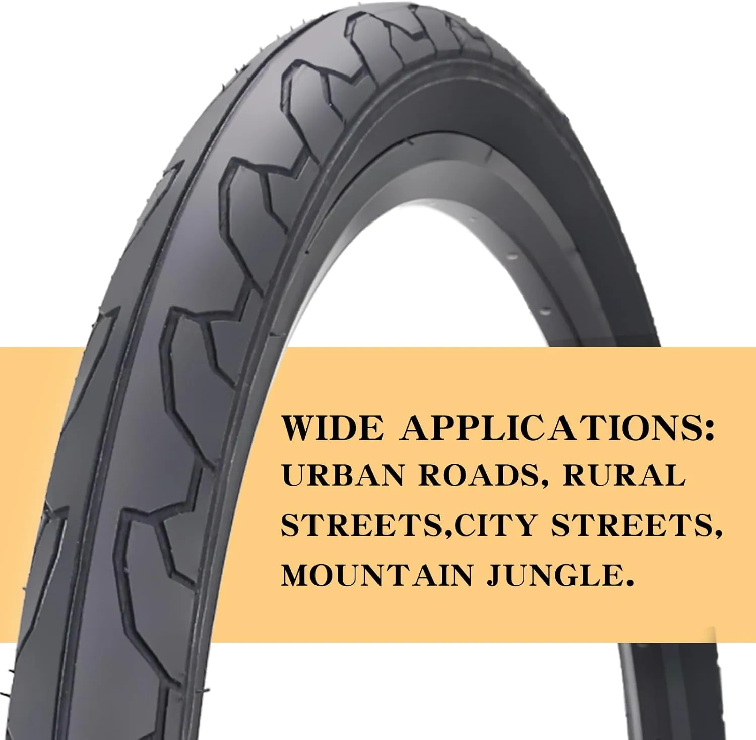 SIMEIQI 26x1.95 Slick Bike Tires (50-559) or with 26" Bike Tubes 32mm Schrader Valve Suitable for 26 x 1.90 26 x 1.95 26 x 2.0 26 x 2.125 Bicycle Tires and Tubes for City Road Bicycles