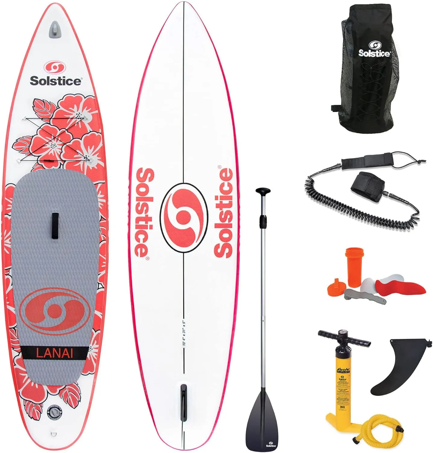 Solstice Watersports Lanai Inflatable Stand-Up Paddle Board (10'4 x 31'' x 5'')