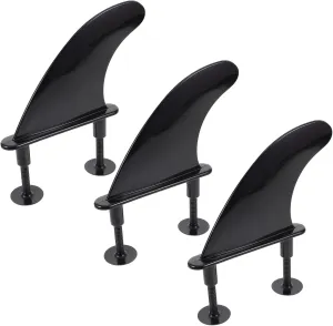 Sosoport 1 Set Soft Fin Replacement Set for Paddleboard Kayak Lightweight TPU Surfboard Tail Fins for Enhanced Control Comfort Water Sports Activities
