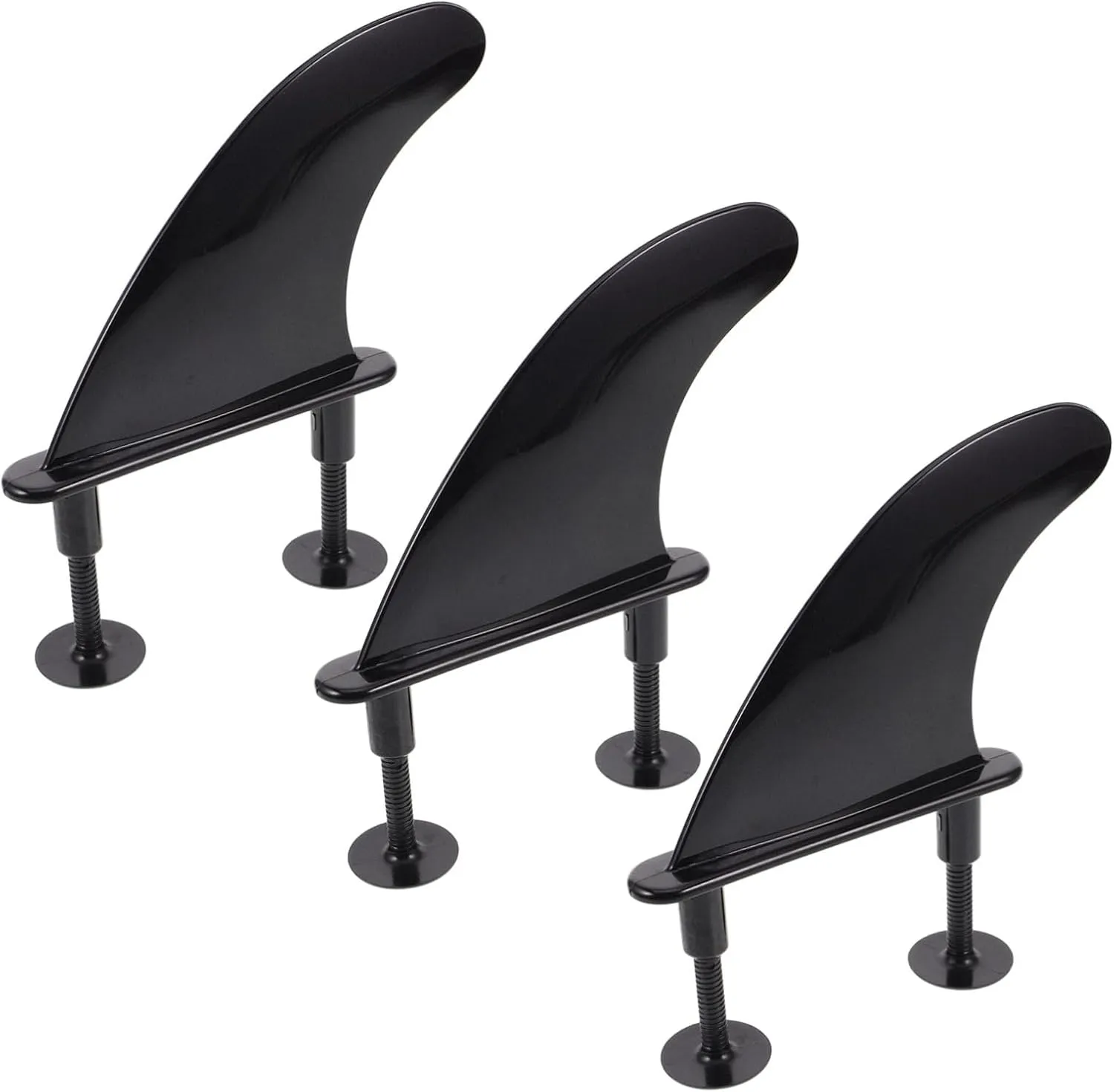Sosoport 1 Set Soft Fin Replacement Set for Paddleboard Kayak Lightweight TPU Surfboard Tail Fins for Enhanced Control Comfort Water Sports Activities