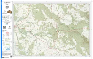 Tambo G5502 AUSTopo 1:250,000 Map