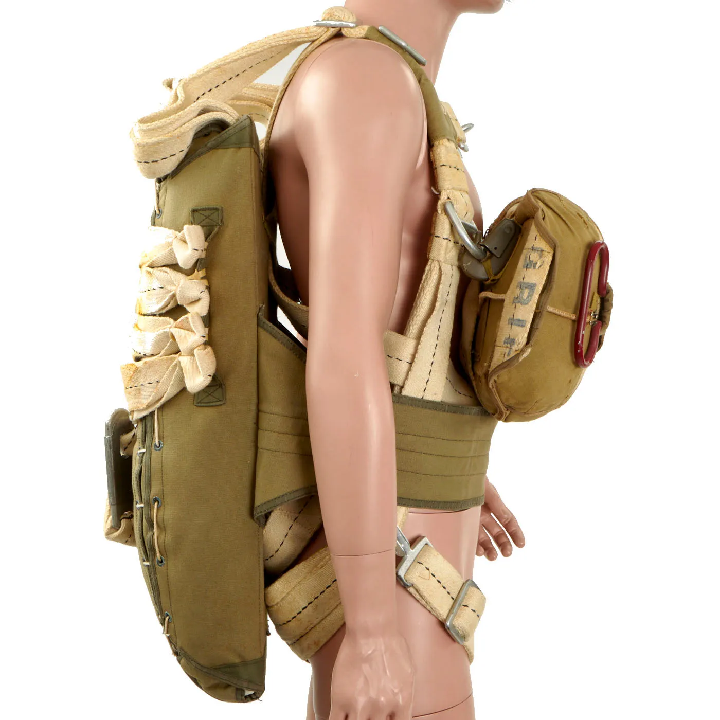 U.S. WWII Airborne Paratrooper High Quality Reproduction T5 Parachute Set