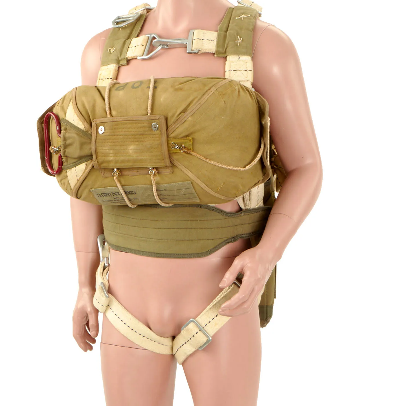 U.S. WWII Airborne Paratrooper High Quality Reproduction T5 Parachute Set