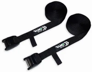 Vamo Premium 'No Scratch' Silicone Buckle Surf or SUP 15' Tie Down Straps for Surfboards, Paddle Boards, Kayaks and Canoes (Two Pack)