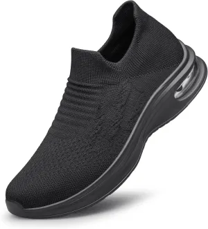 Vidbiv Slip on Shoes for Men, Casual Walking Lightweight Loafers, Breathable Mens Shoes, Comfortable Hands Free Slip-on Shoes for Work, Traveling