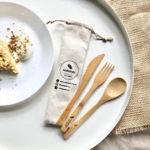 Wakatobi Eco Bamboo Reusable Cutlery Set
