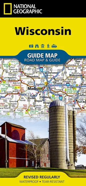 Wisconsin Map (National Geographic Guide Map) Map  Folded Map, November 28, 2023
