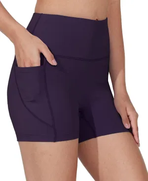 Women's 3"/6" Swim Shorts with Liner Pockets High Waisted Bathing Shorts Bottoms Tummy Control UPF 50 