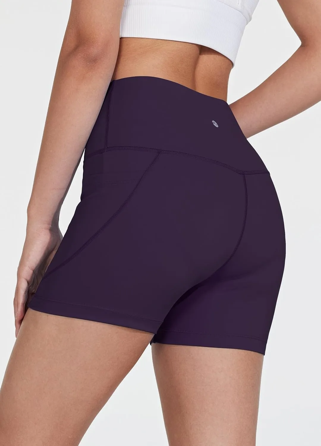 Women's 3"/6" Swim Shorts with Liner Pockets High Waisted Bathing Shorts Bottoms Tummy Control UPF 50 