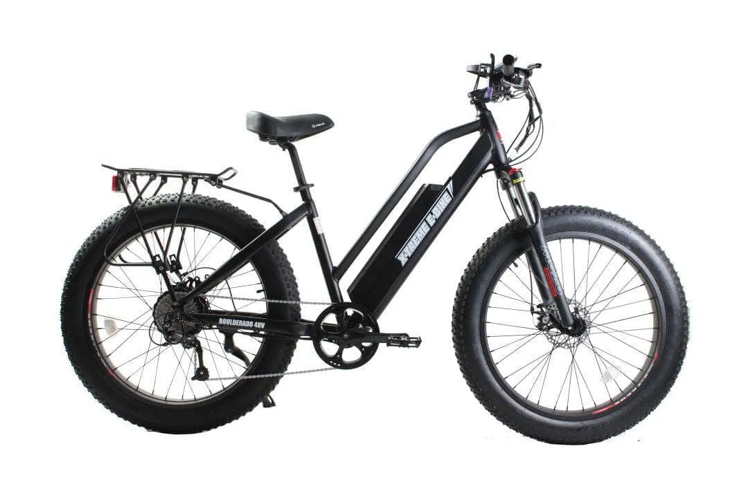 X-Treme Boulderado 48 Volt 10.4 AH 500W Step-Through Fat Tire Mountain e-bike