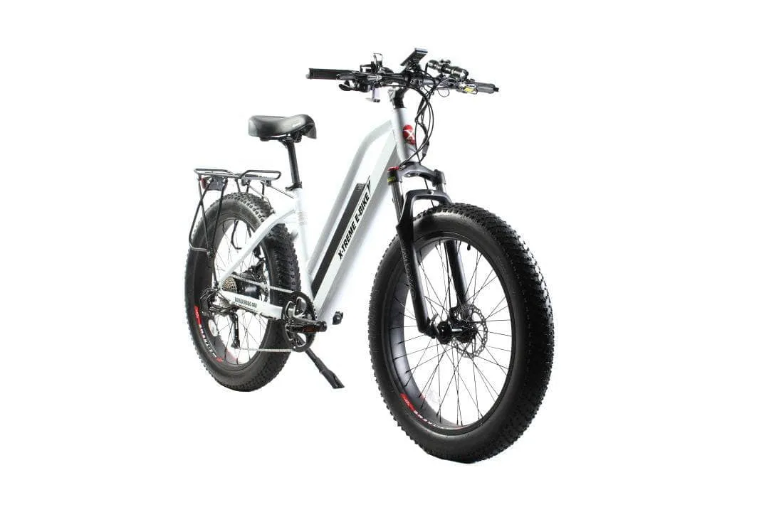 X-Treme Boulderado 48 Volt 10.4 AH 500W Step-Through Fat Tire Mountain e-bike
