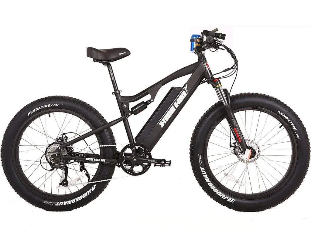 X-Treme Rocky Road 48V 10.4 aH 500W Fat Tire Full Suspension eBike